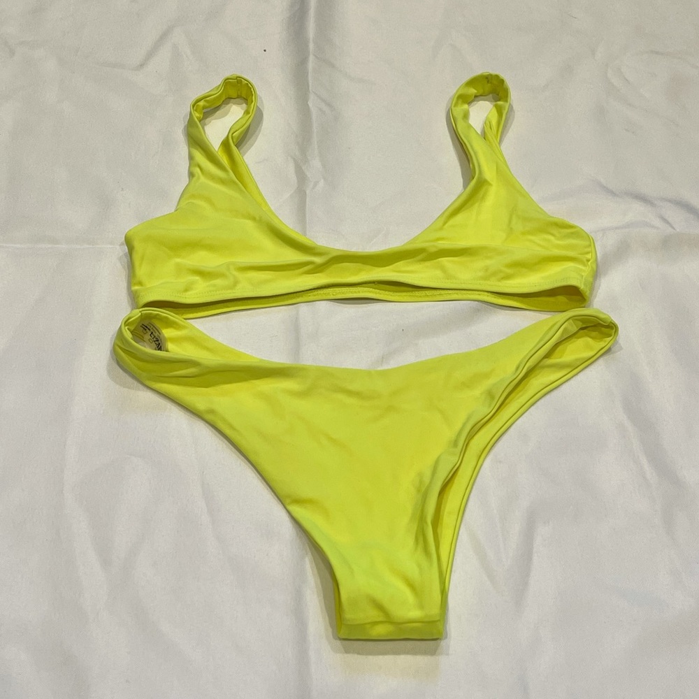NEON YELLOW BIKINI